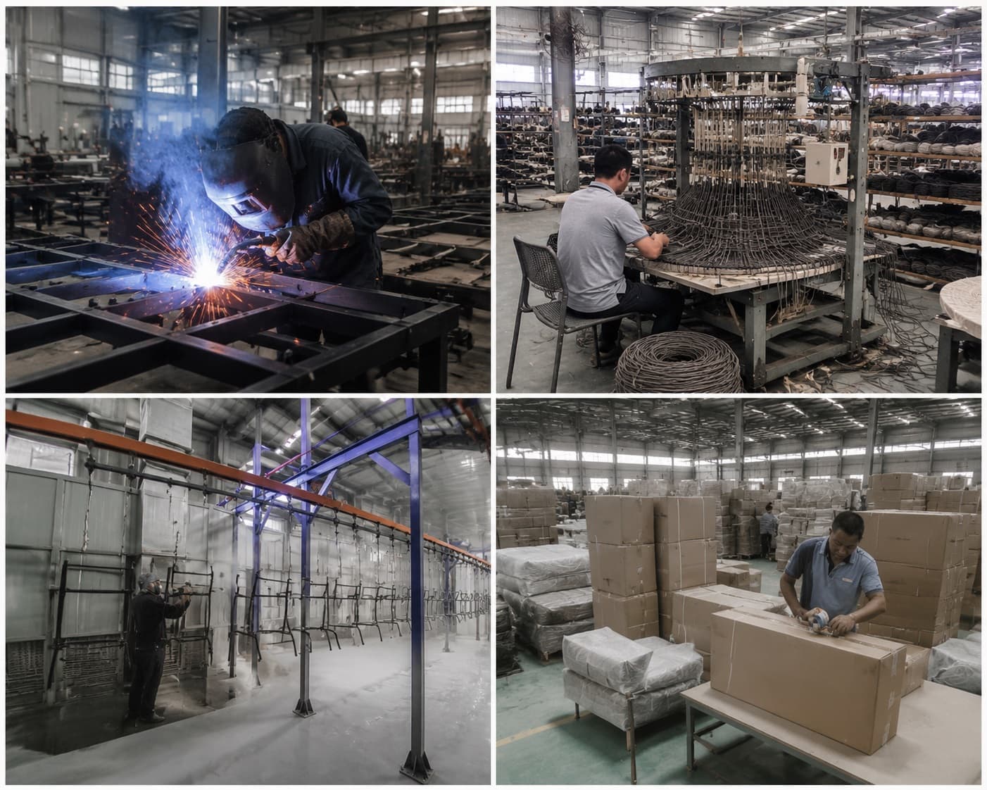 Powder coating line